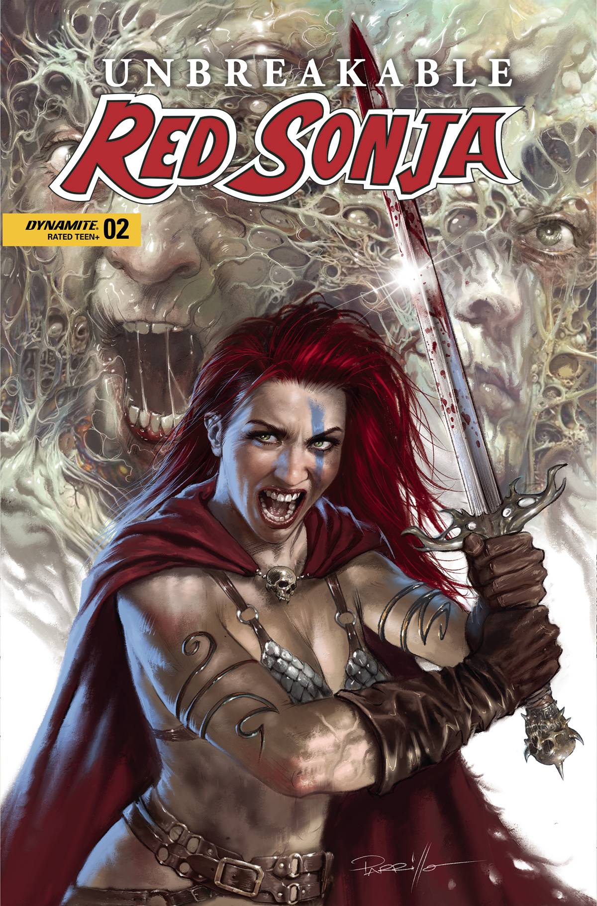 Dynamite Comic Books UNBREAKABLE RED SONJA #2 CVR A PARRILLO 72513032317002011 SEP220719