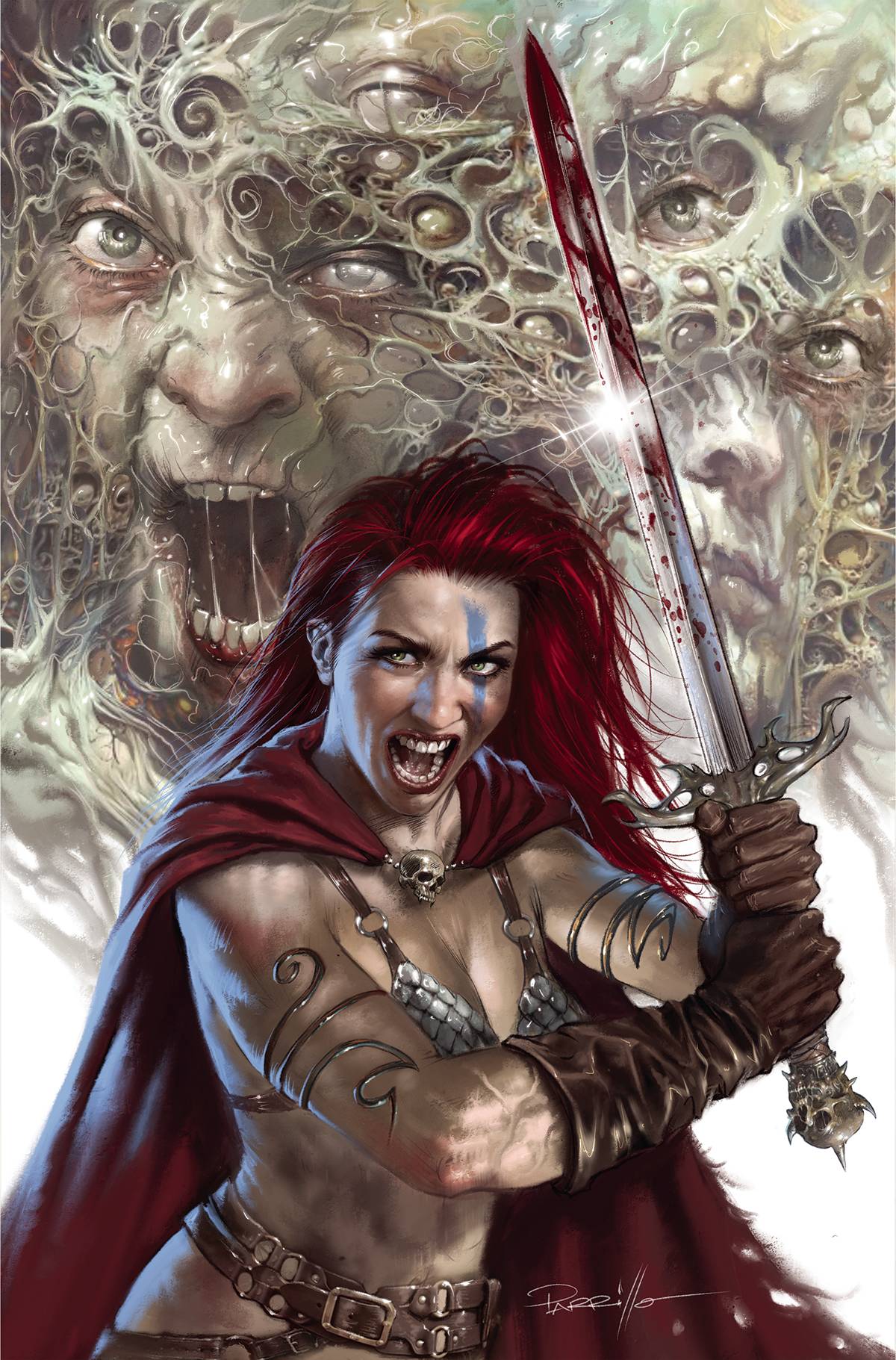 UNBREAKABLE RED SONJA #2 CVR L PARRILLO LTD VIRGIN - Third Eye