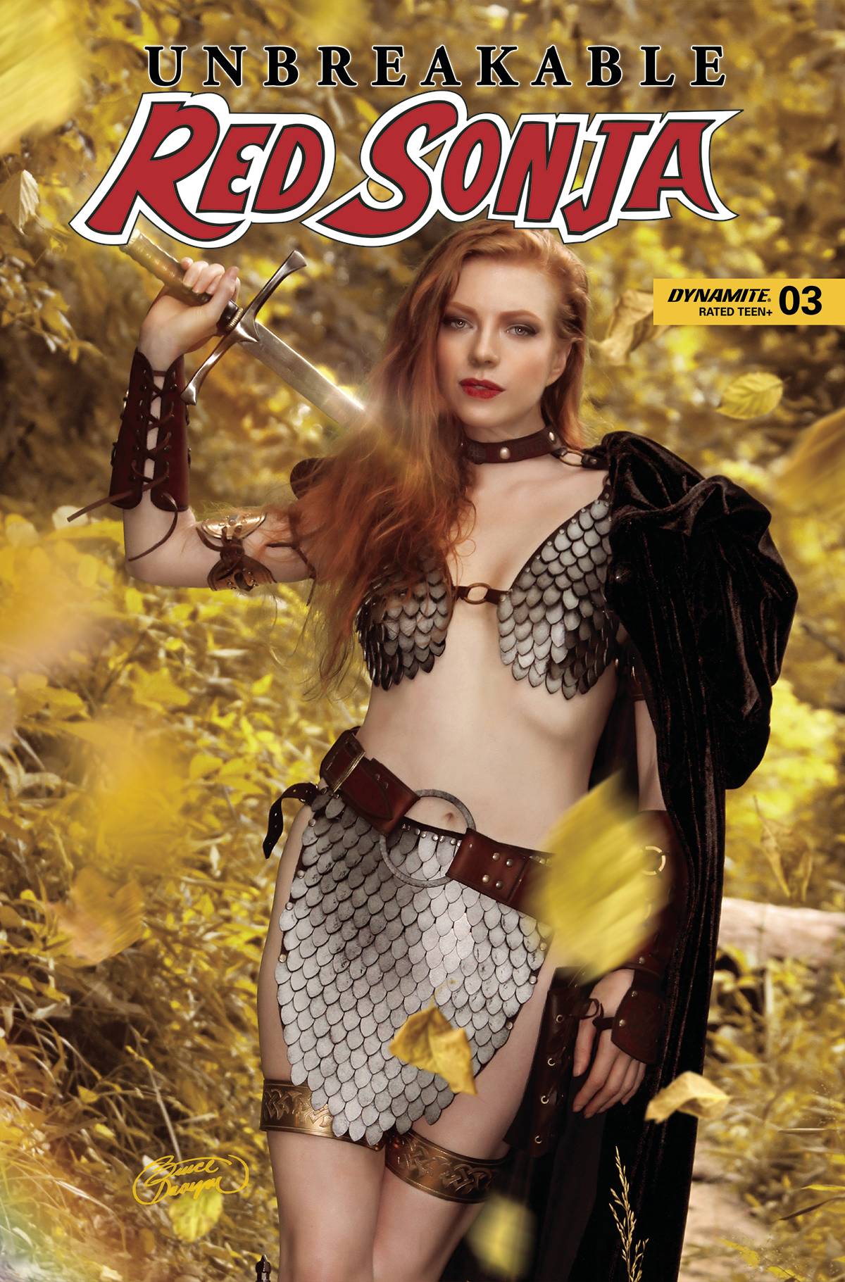 Dynamite Comic Books UNBREAKABLE RED SONJA #3 CVR E COSPLAY 72513032317003051 OCT220717