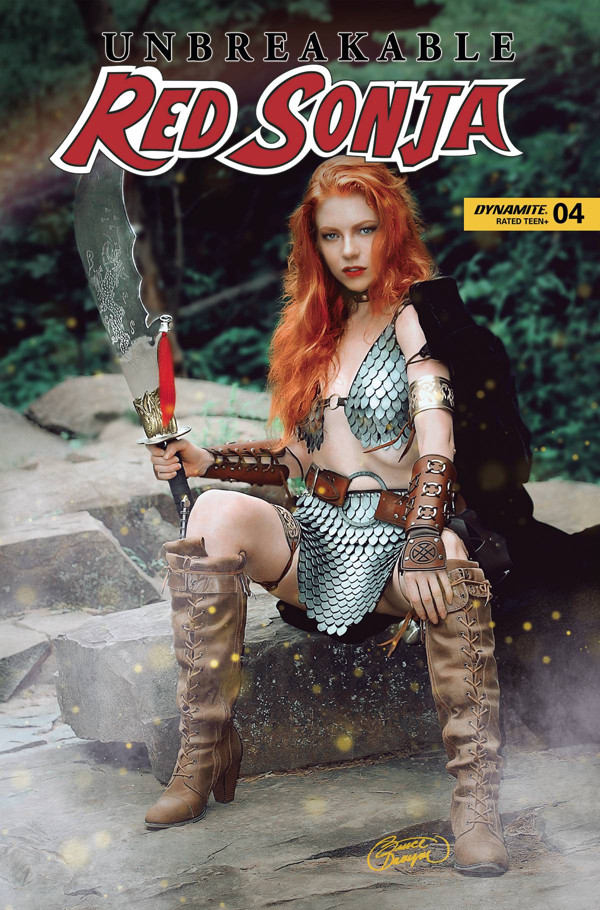 Dynamite Comic Books UNBREAKABLE RED SONJA #4 CVR E COSPLAY 72513032317004051 NOV220715