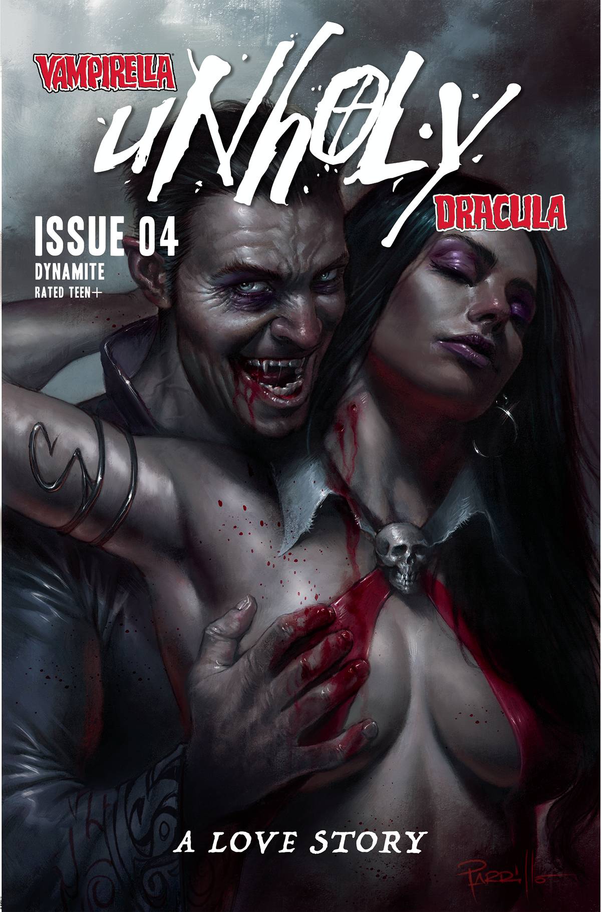 Dynamite Comic Books VAMPIRELLA DRACULA UNHOLY #4 CVR A PARRILLO 72513031440604011 JAN220692