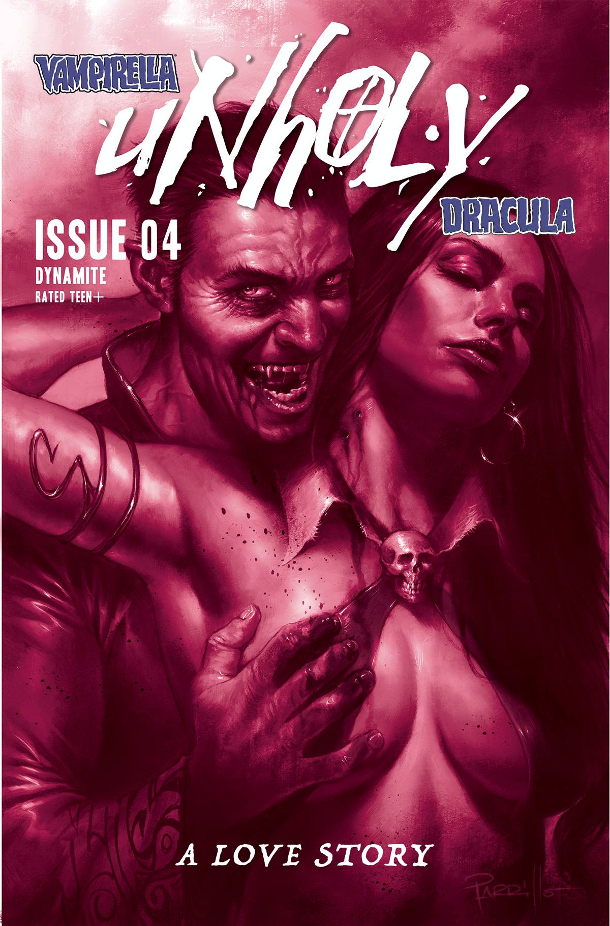 VAMPIRELLA DRACULA UNHOLY #4 CVR F 1:10 INCV PARRILLO TIN