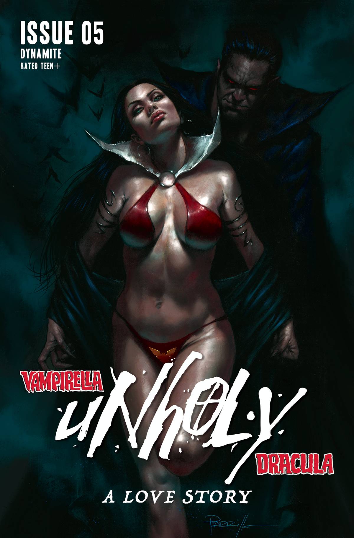 Dynamite Comic Books VAMPIRELLA DRACULA UNHOLY #5 CVR A PARRILLO 72513031440605011 FEB220678