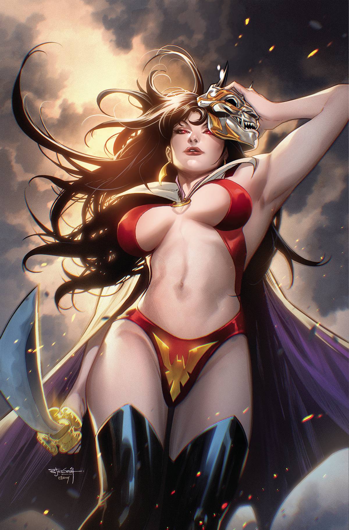 Dynamite Comic Books > Incentives VAMPIRELLA STRIKES #1 CVR K 1:50 INCV SEGOVIA VIRGIN 72513031950001111 MAR220524