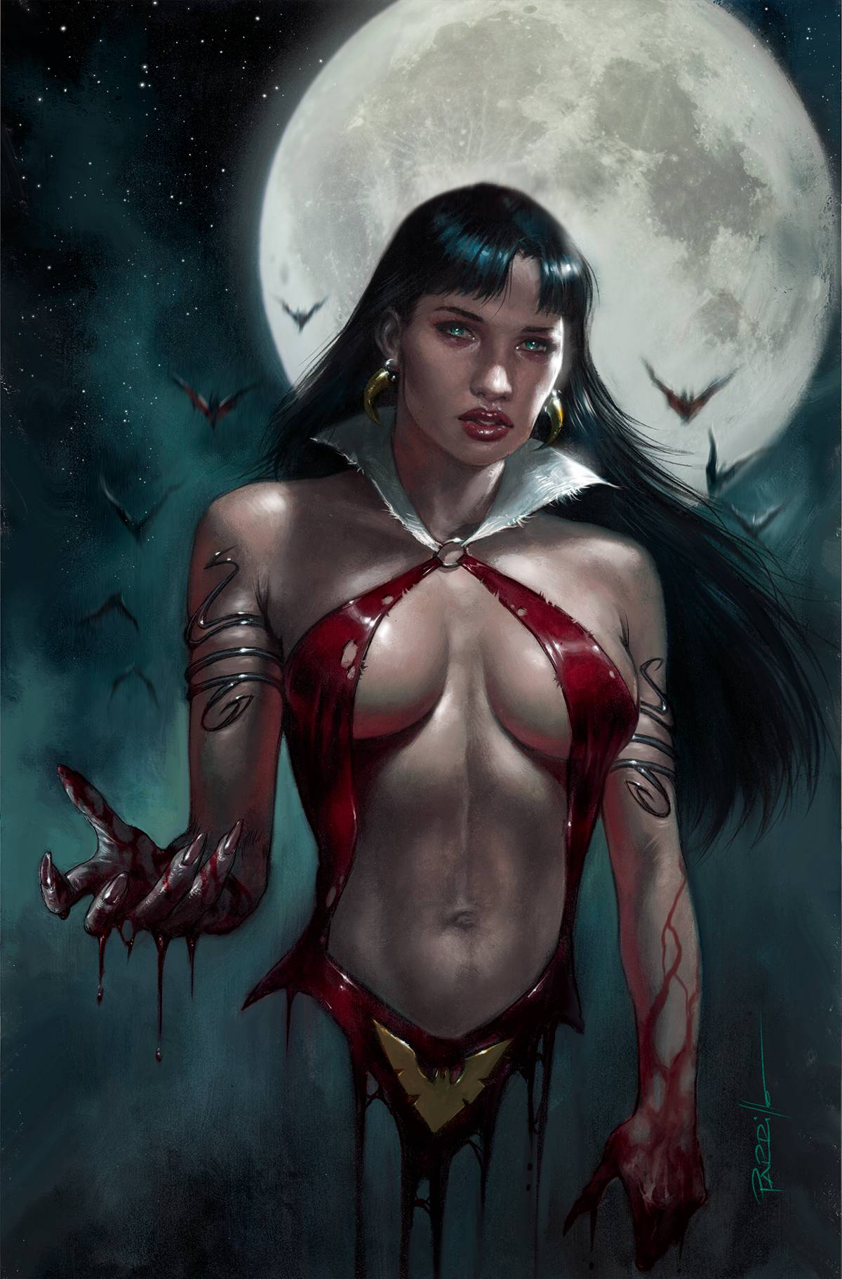 VAMPIRELLA STRIKES #1 CVR M PREMIUM METAL