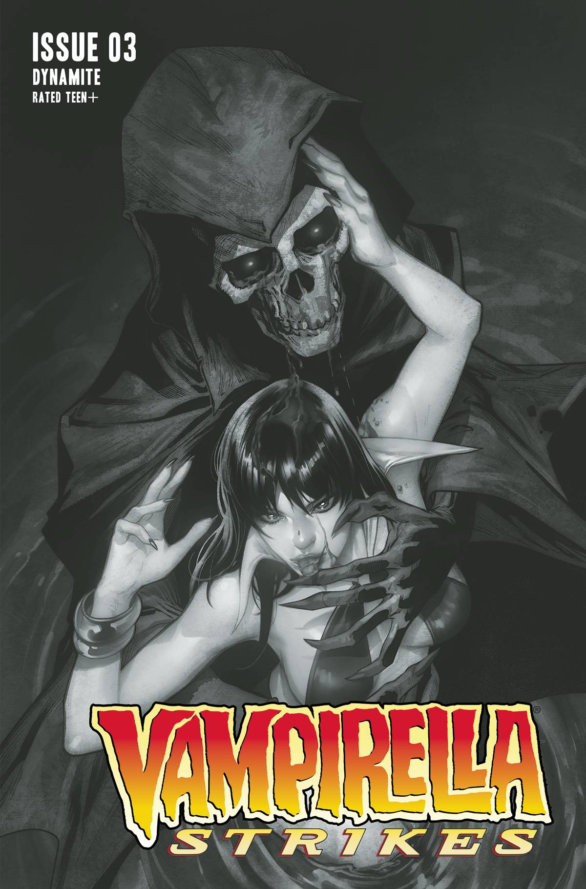 VAMPIRELLA STRIKES #3 CVR H 1:20 INCV SEGOVIA B&W