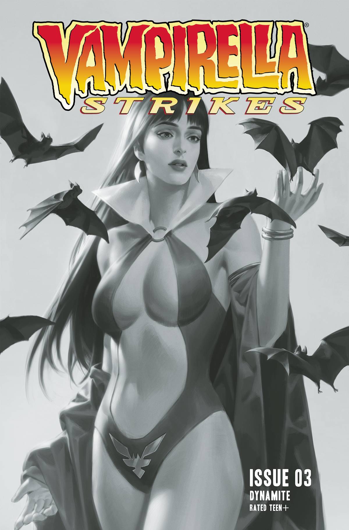 Dynamite Comic Books > Incentives VAMPIRELLA STRIKES #3 CVR I 1:25 INCV YOON B&W 72513031950003091 MAY220797