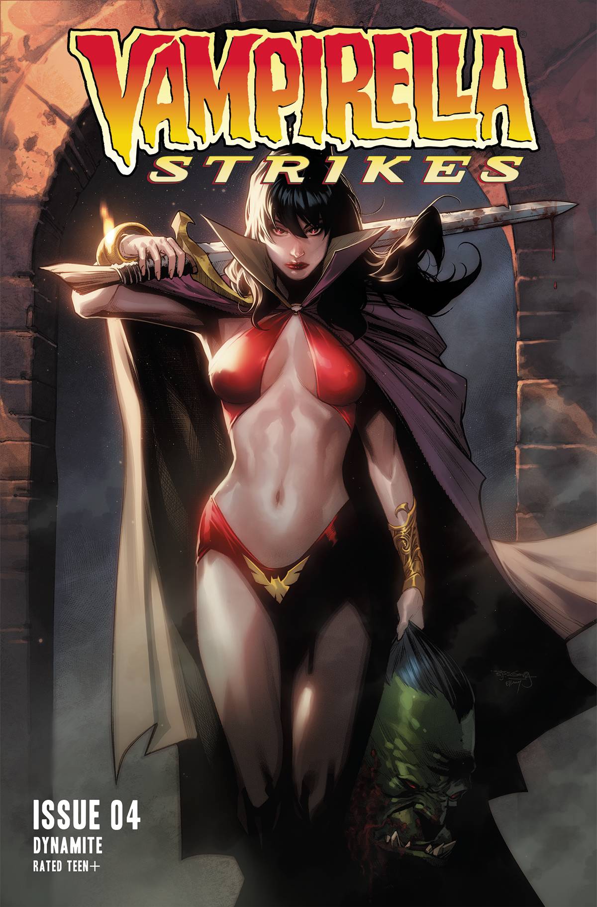 Dynamite Comic Books VAMPIRELLA STRIKES #4 CVR B SEGOVIA 72513031950004021 JUN220875