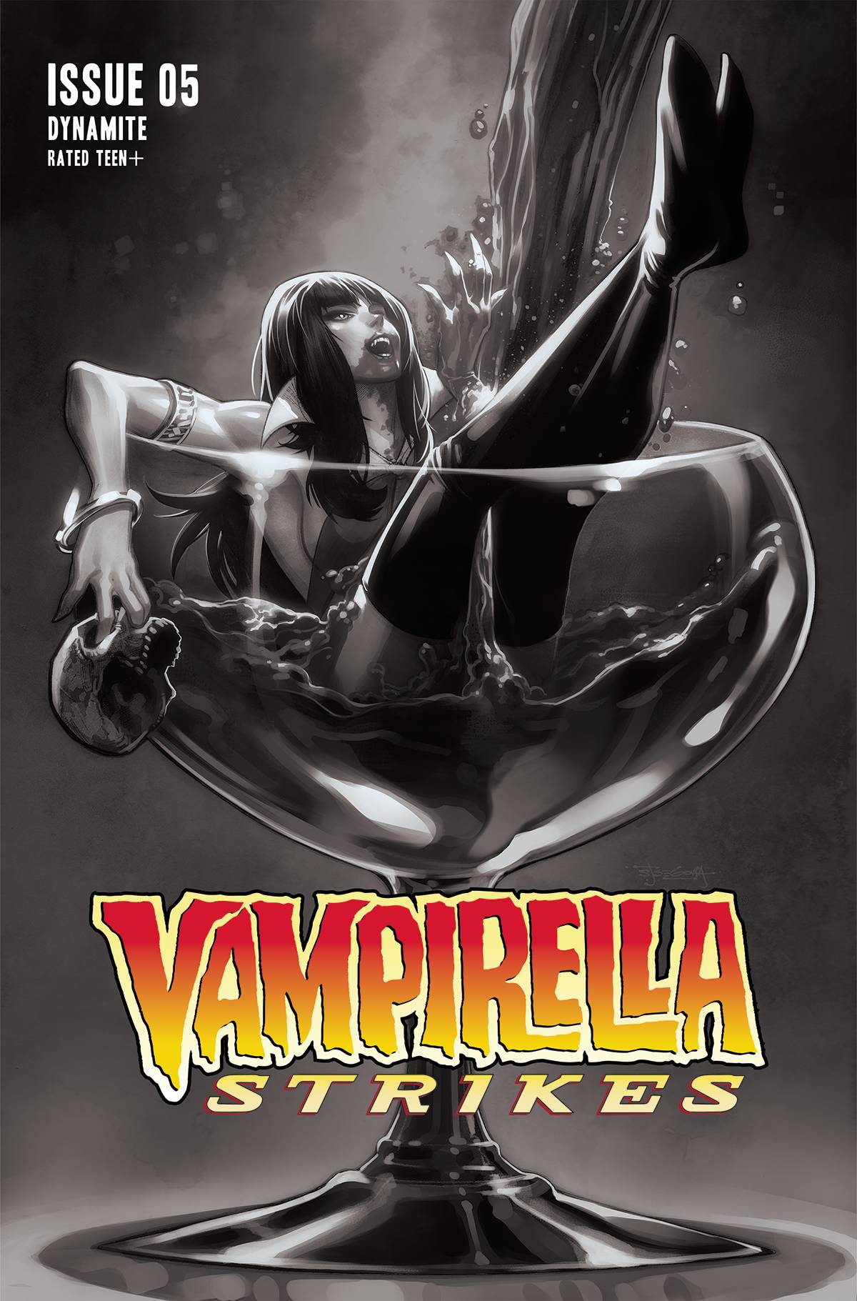 VAMPIRELLA STRIKES #5 CVR H 20 COPY INCV SEGOVIA B&W