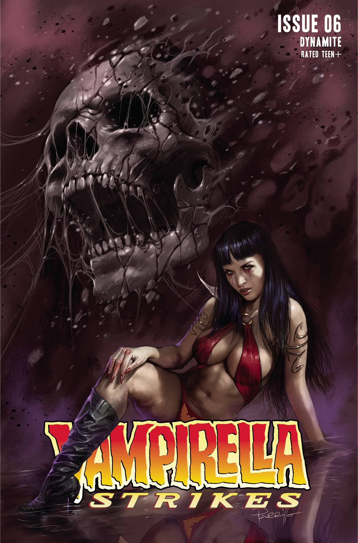 Dynamite Comic Books VAMPIRELLA STRIKES #6 CVR A PARRILLO 72513031950006011 AUG220676