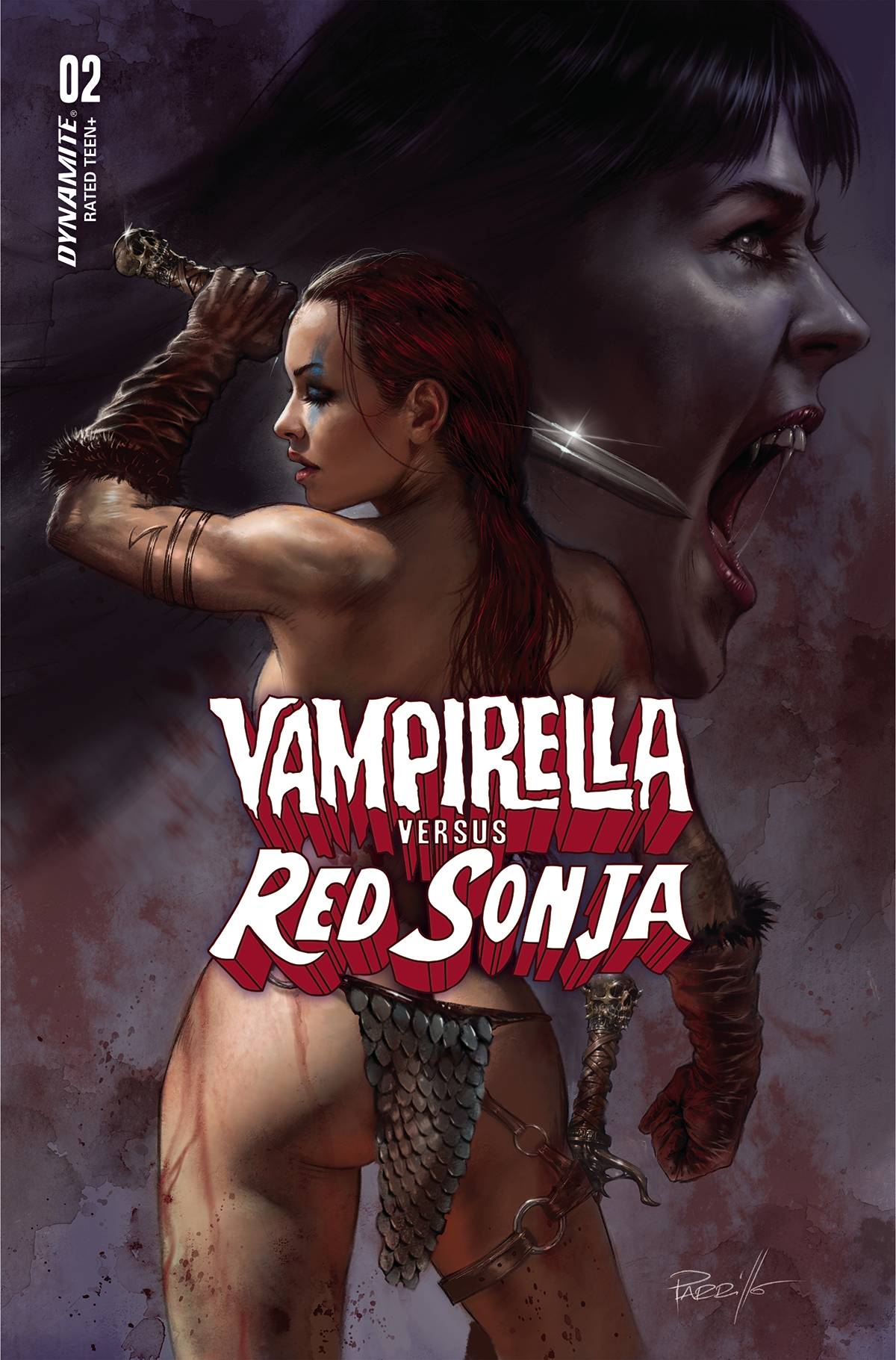 Dynamite Comic Books VAMPIRELLA VS RED SONJA #2 CVR A PARRILLO 72513032443602011 OCT220626