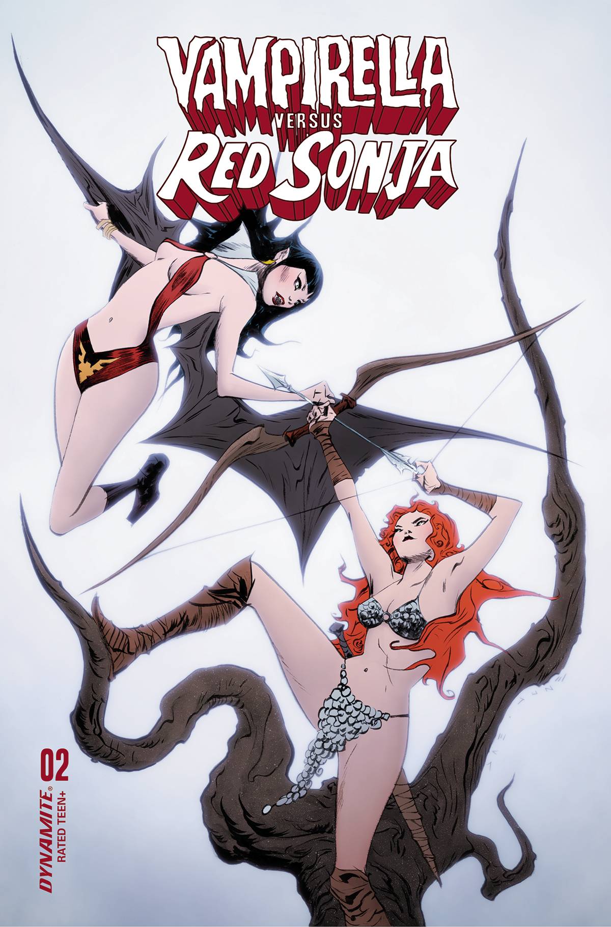 Dynamite Comic Books VAMPIRELLA VS RED SONJA #2 CVR D LEE 72513032443602041 OCT220629