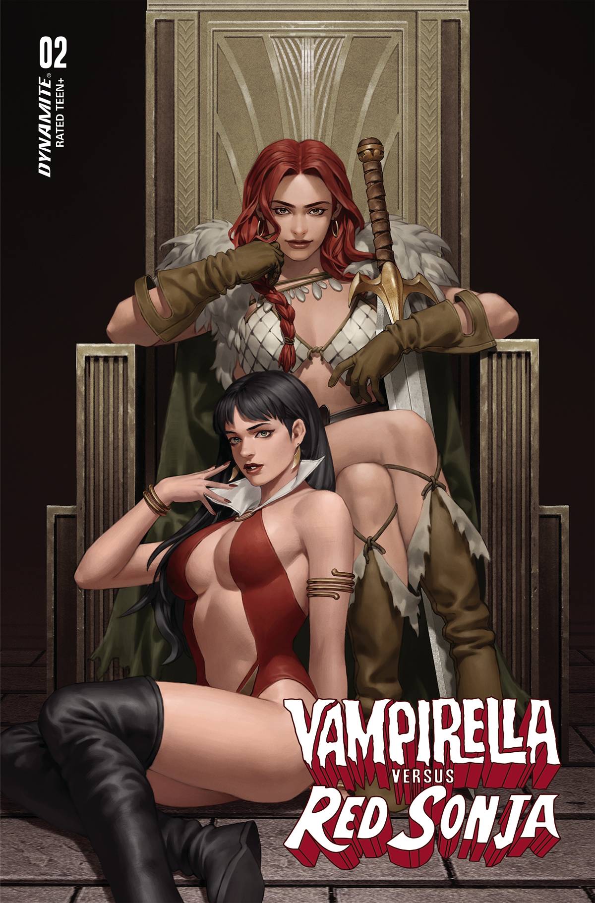 Dynamite Comic Books VAMPIRELLA VS RED SONJA #3 CVR D YOON 72513032443603041 NOV220737