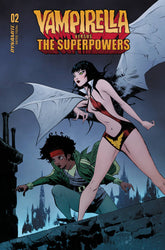 Dynamite Comic Books VAMPIRELLA VS SUPERPOWERS #2 CVR A LEE 72513033021502011 APR230523