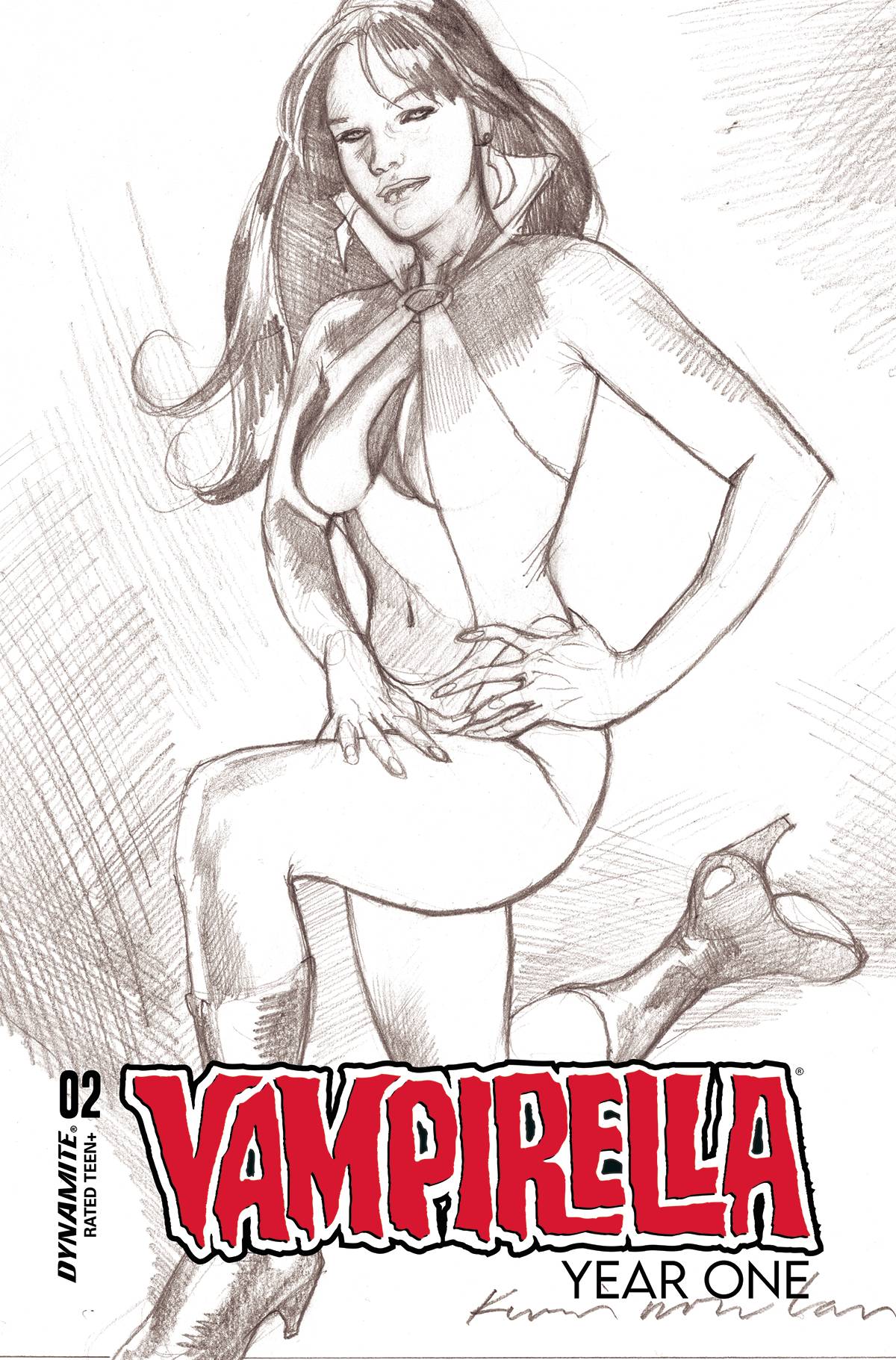 VAMPIRELLA YEAR ONE #2 CVR F 10 COPY INCV NOWLAN PENCILS ORI - Third Eye