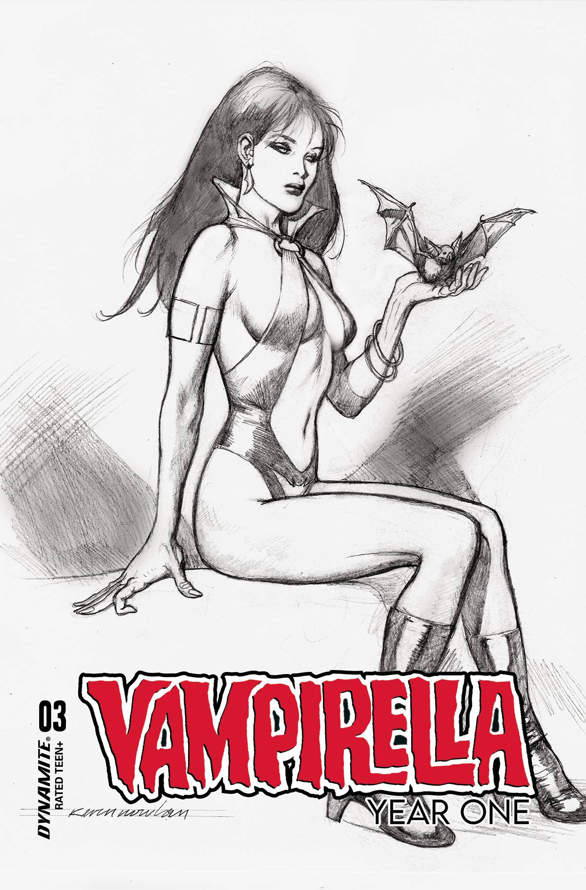 VAMPIRELLA YEAR ONE #3 CVR F 10 COPY INCV NOWLAN PENCILS ORI