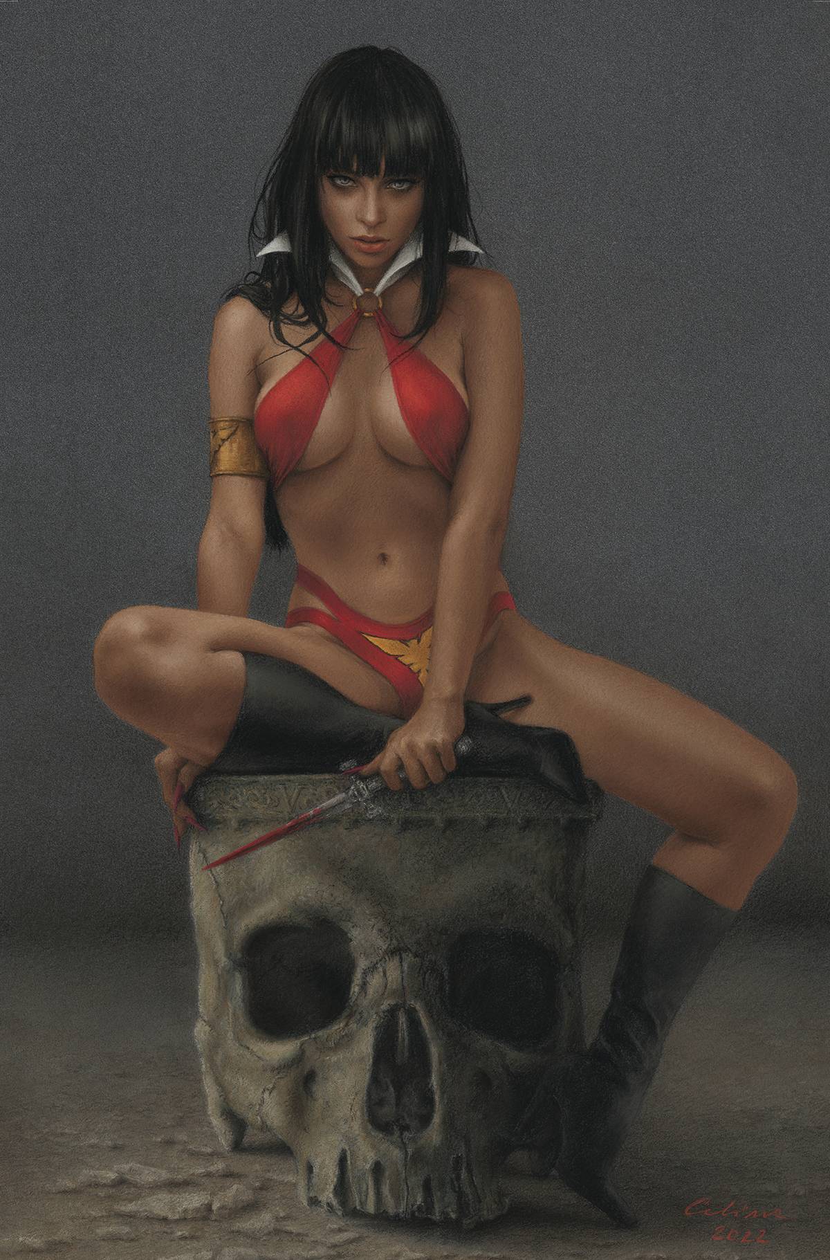 Dynamite Comic Books > Incentives VAMPIRELLA YEAR ONE #5 CVR J 1:30  INCV CELINA VIRGIN 72513032113805101 SEP220740