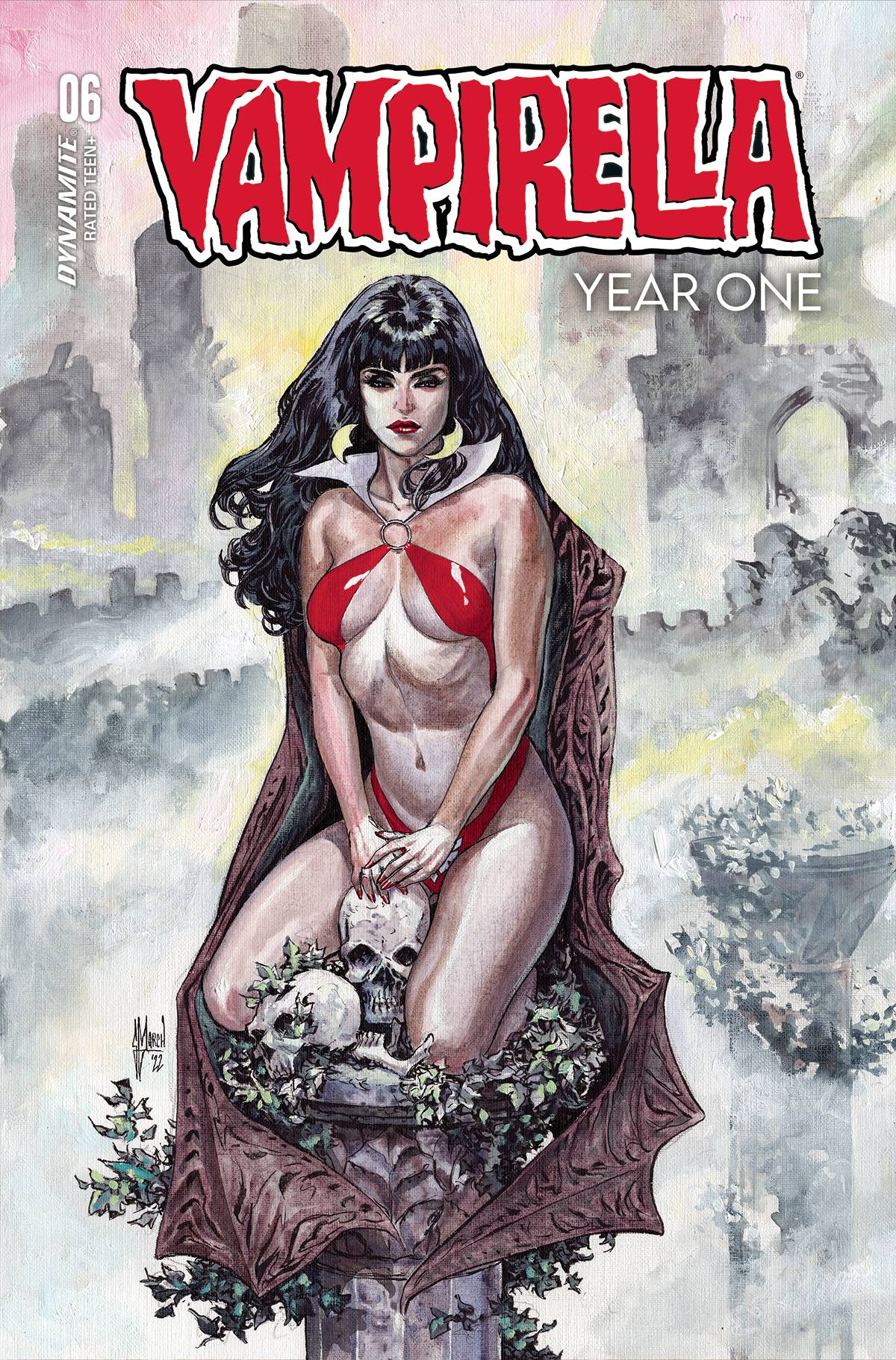 Dynamite Comic Books VAMPIRELLA YEAR ONE #6 CVR D MARCH 72513032113806041 OCT220643