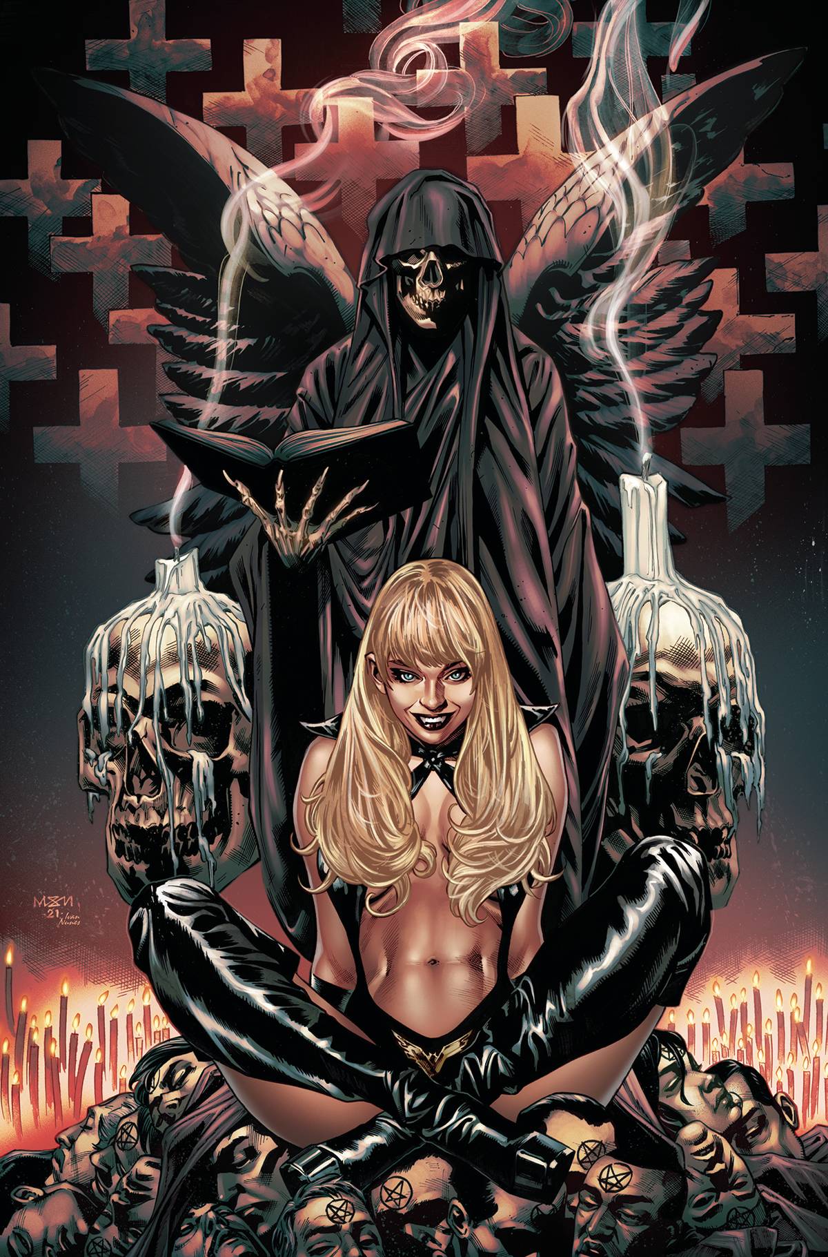 DRACULINA #3 COVER O 1:7 FOC STA MARIA VIRGIN VARIANT - Third Eye