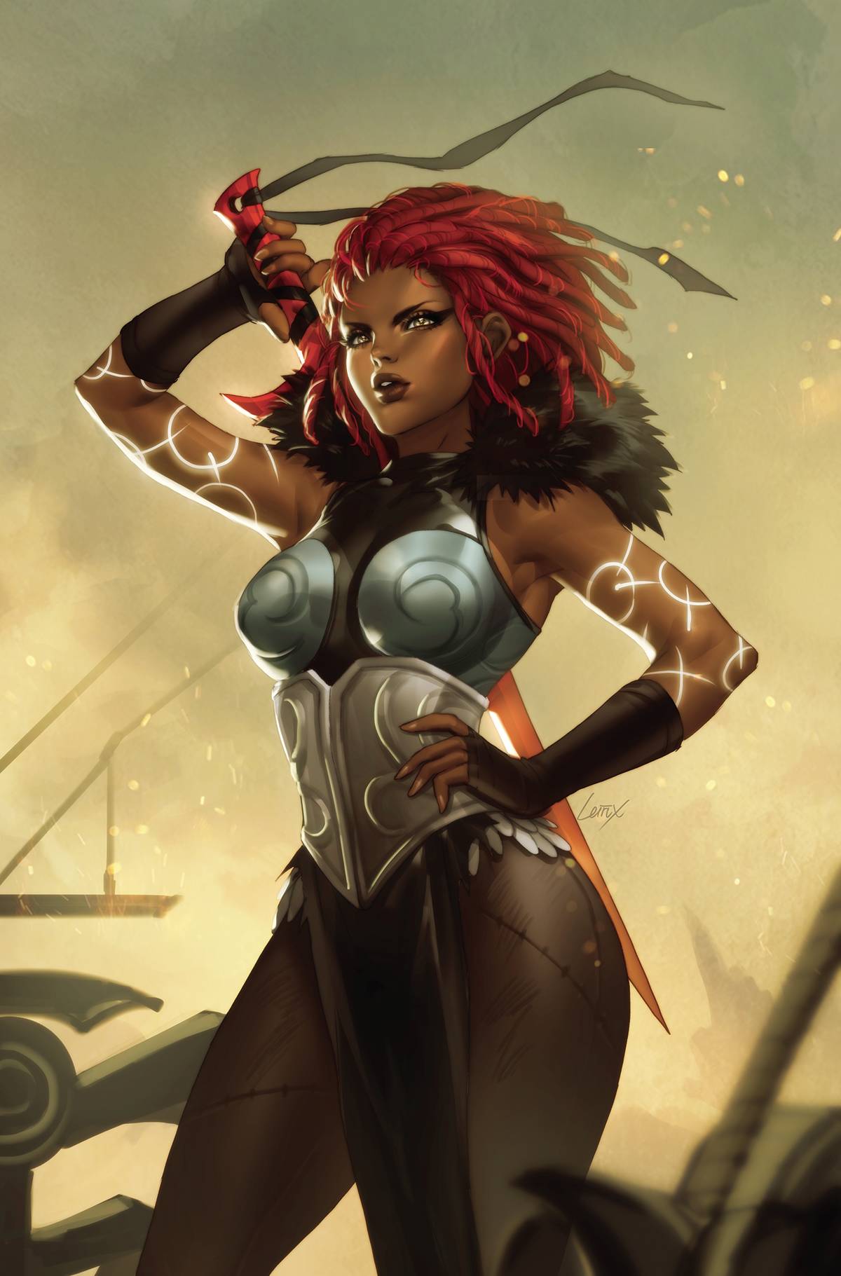 Dynamite Comic Books > Incentives RED SONJA RED SITHA #1 COVER T 1:15 FOC LEIRIX VIRGIN VARIANT 72513031948701201 FEB229768