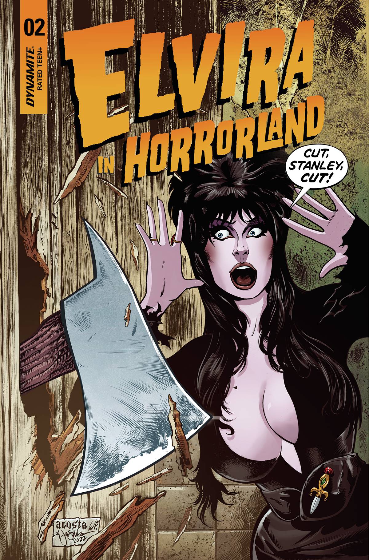 Dynamite Comic Books ELVIRA IN HORRORLAND #2 CVR A ACOSTA 72513031949402011 APR220473