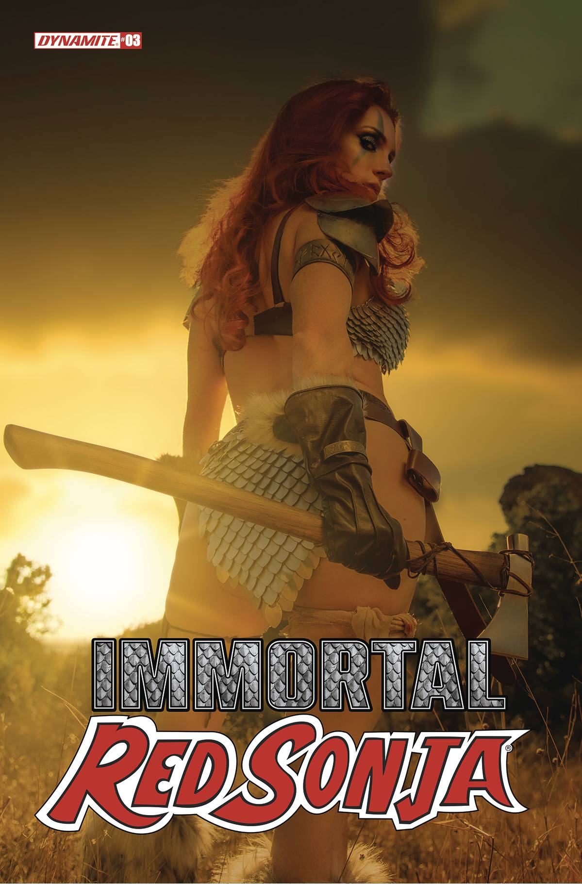 Dynamite Comic Books IMMORTAL RED SONJA #3 CVR E COSPLAY 72513031884803051 APR220543