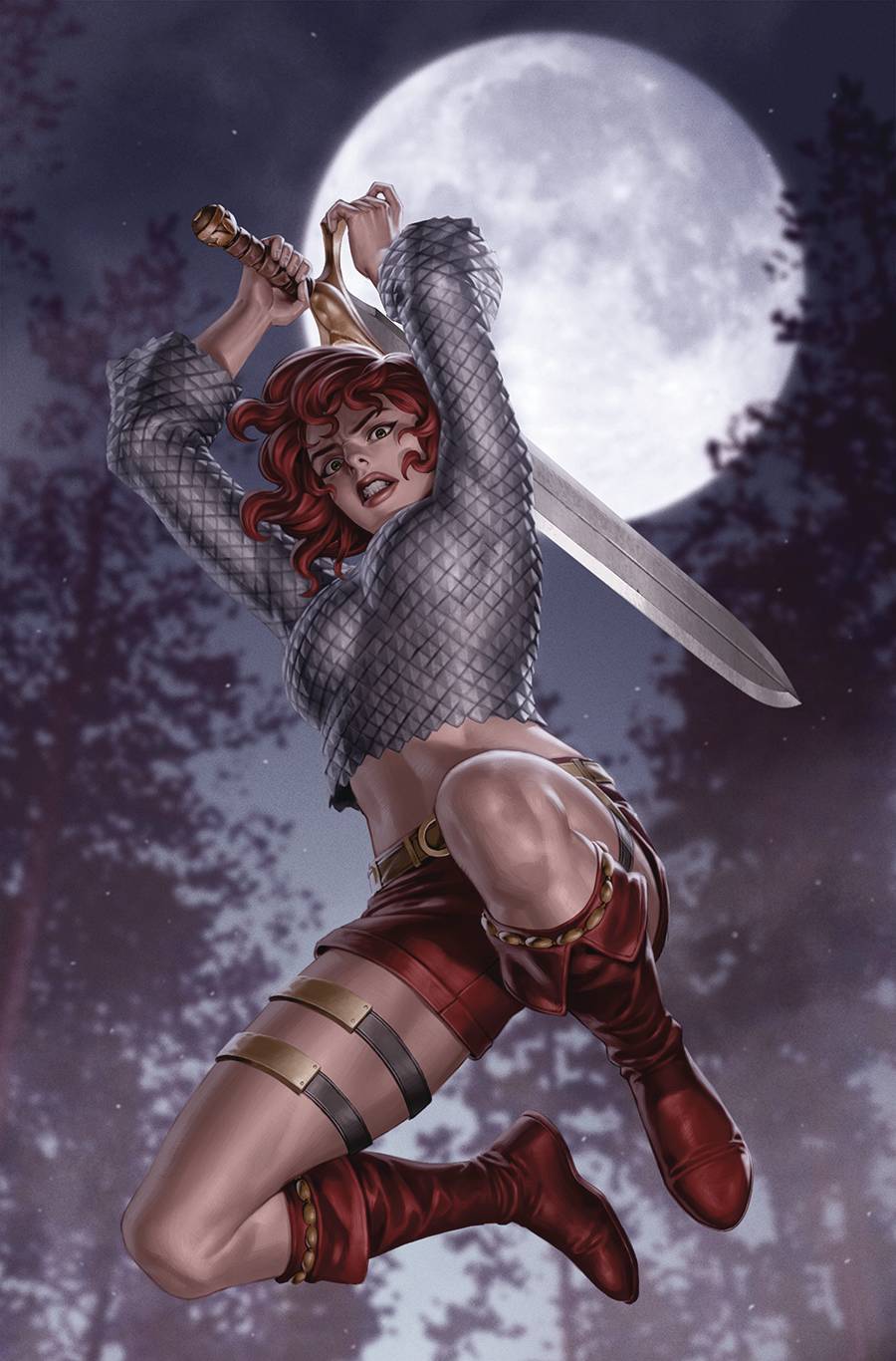 Dynamite Comic Books > Incentives IMMORTAL RED SONJA #3 CVR J 1:30 INCV YOON VIRGIN 72513031884803101 APR220548