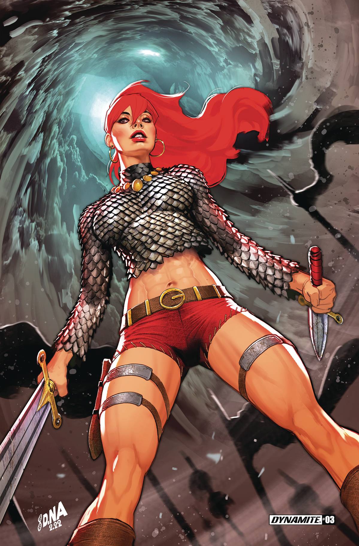 Dynamite Comic Books IMMORTAL RED SONJA #3 CVR L NAKAYAMA LTD VIRGIN 72513031884803121 APR220550