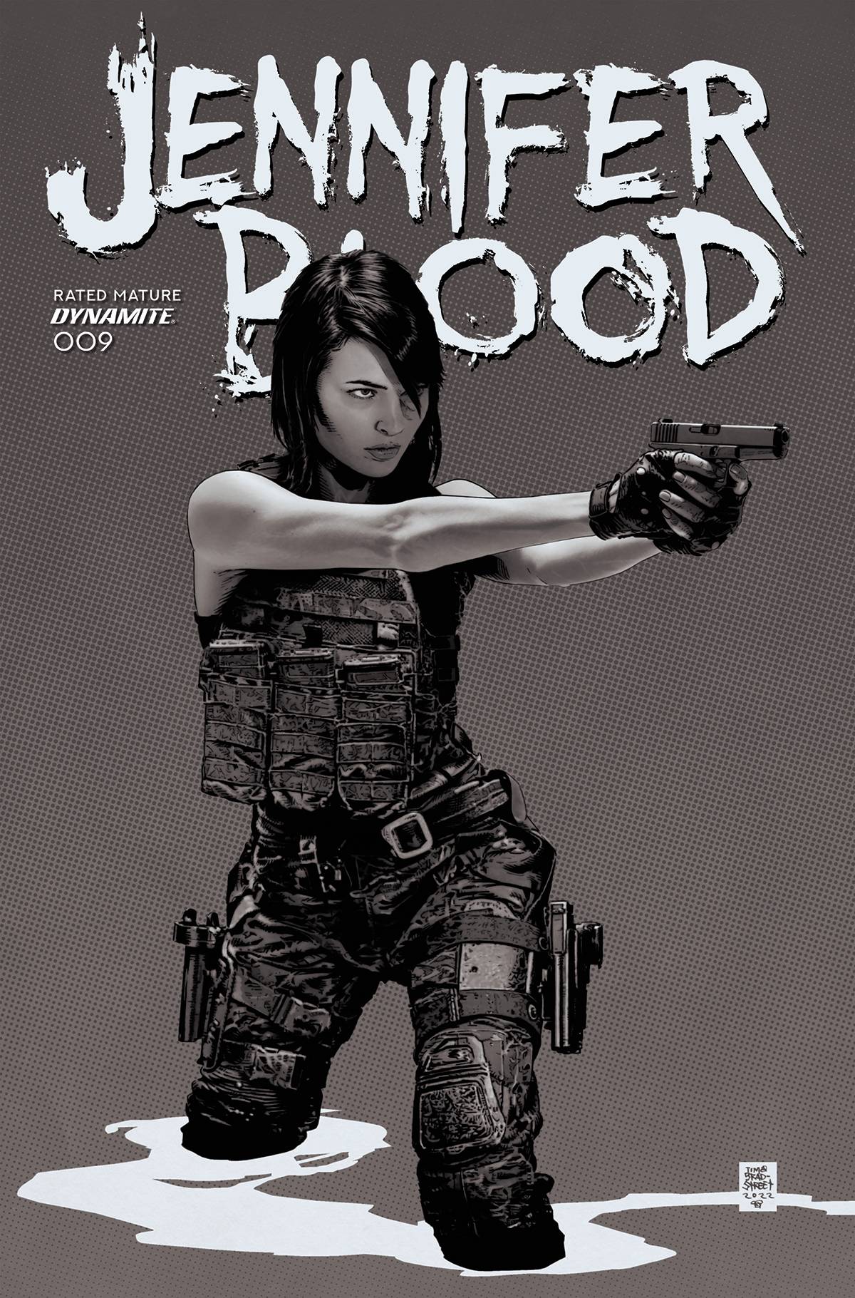 JENNIFER BLOOD #9 CVR F 1:10 INCV BRADSTREET B&W (MR)