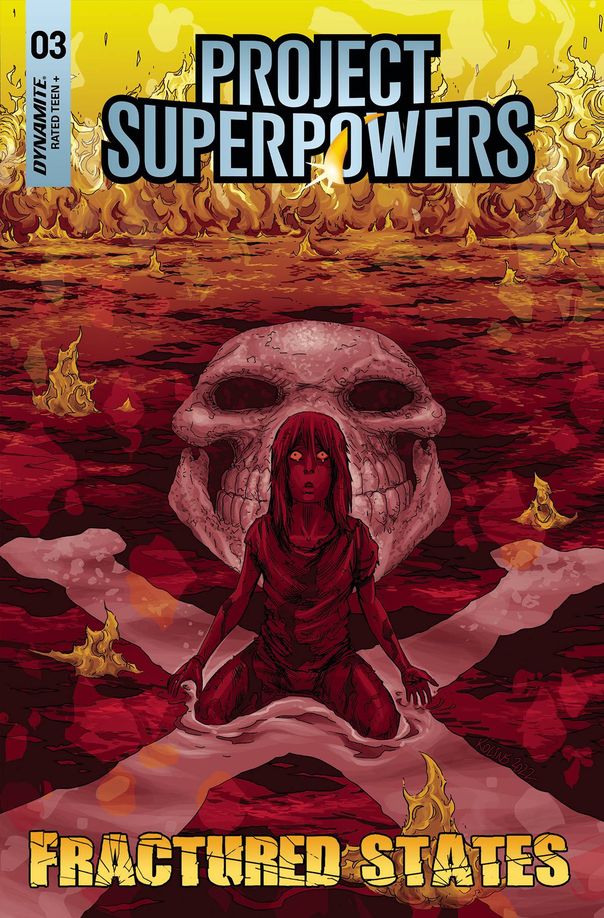 Dynamite Comic Books PROJECT SUPERPOWERS FRACTURED STATES #3 CVR B KOLINS 72513031882403021 APR220516