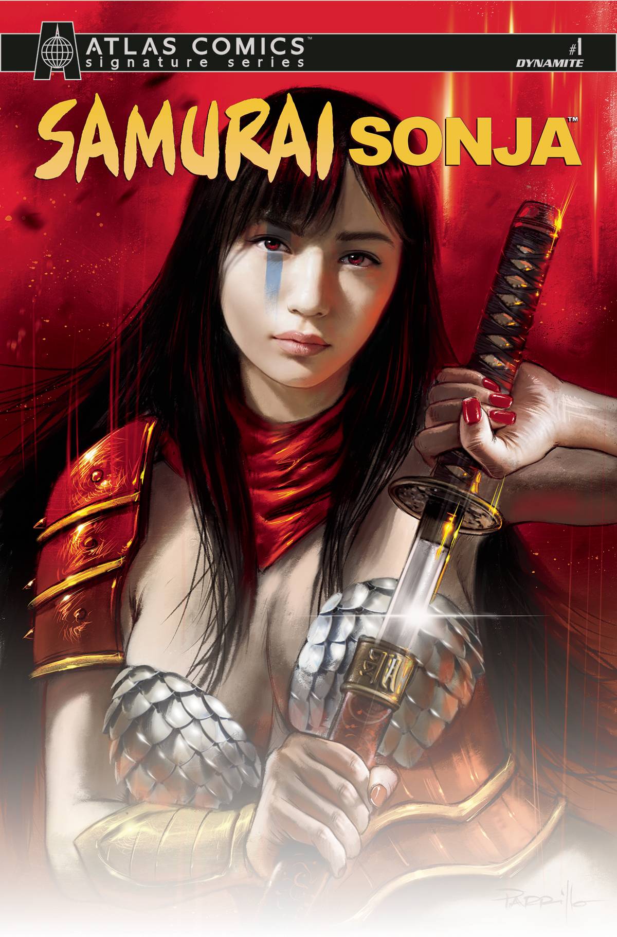 Dynamite Comic Books SAMURAI SONJA #1 CVR N SGN ATLAS ED 72513031956201141 APR220433