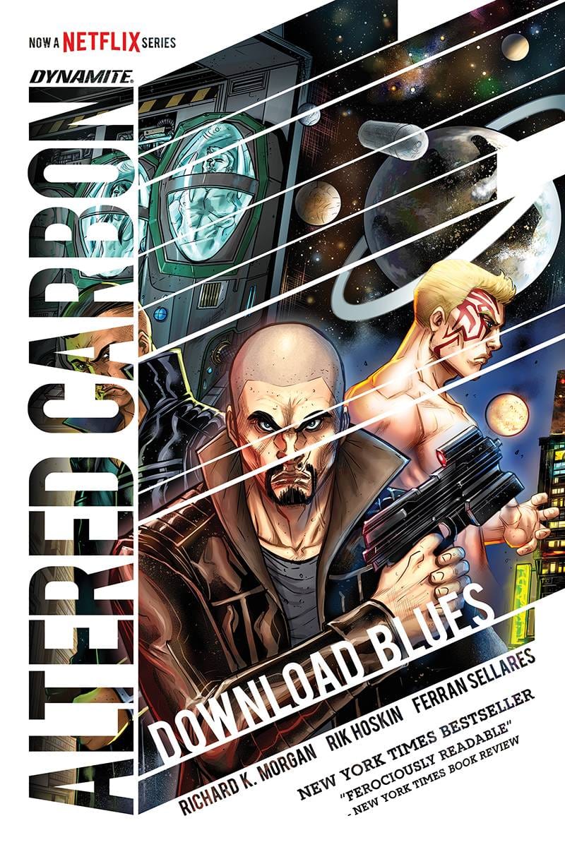 DYNAMITE Graphic Novel Altered Carbon Download Blues HC 9781524109677 MAR191074