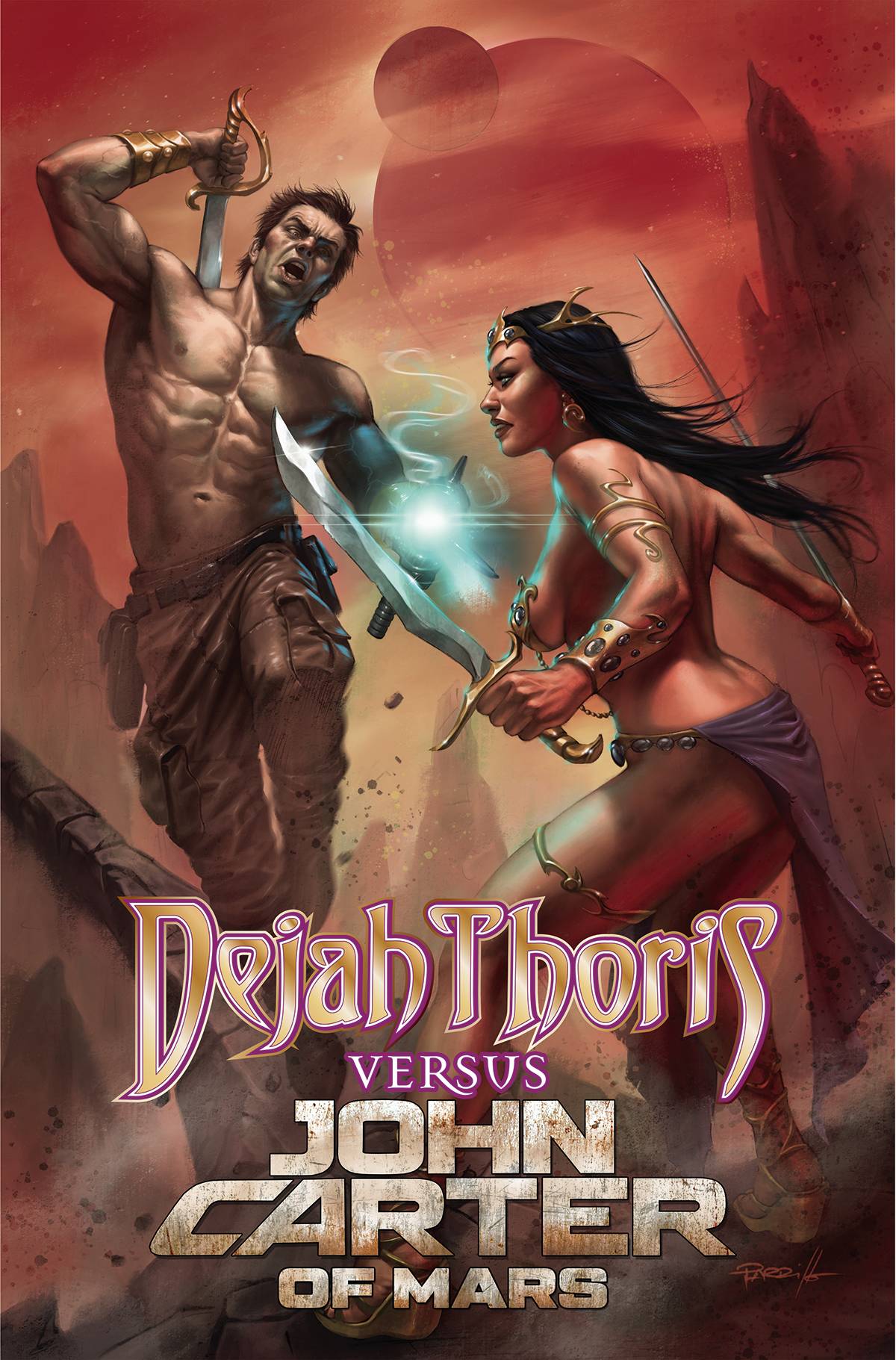 DYNAMITE Graphic Novel Dejah Thoris Vs John Carter TP 9781524120993 JAN220590