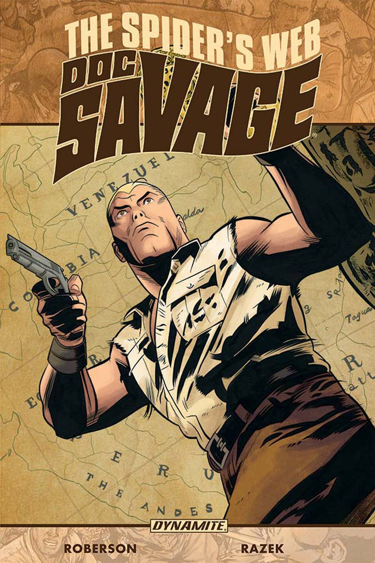 DYNAMITE Graphic Novel Doc Savage Spiders Web TP 9781524100568 JUL161501