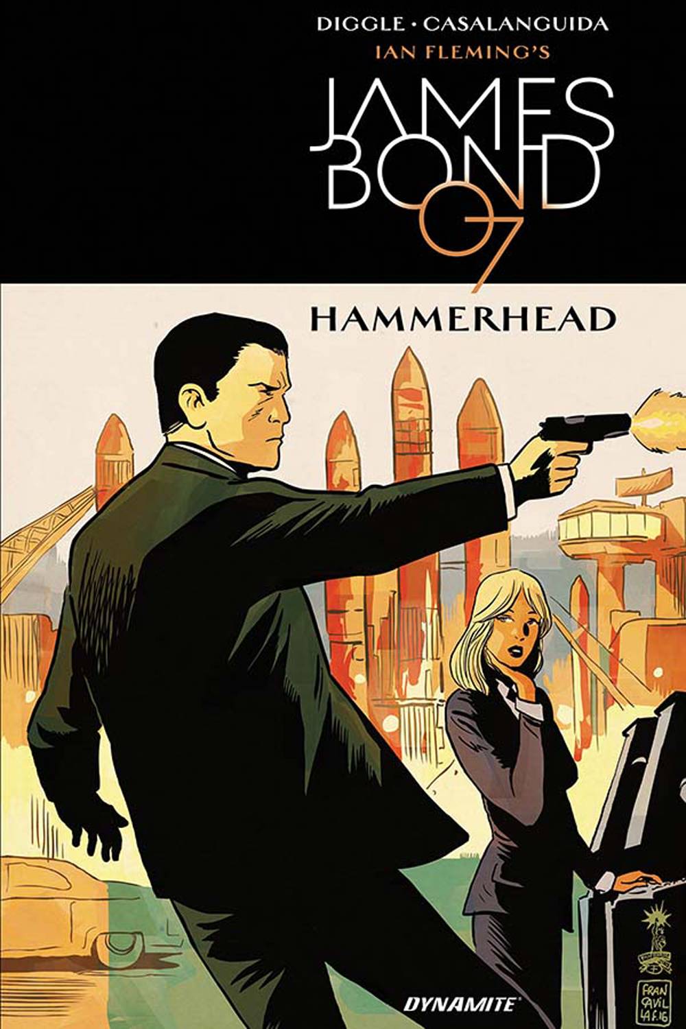 DYNAMITE Graphic Novel James Bond Hammerhead HC 9781524103224 JUN220671