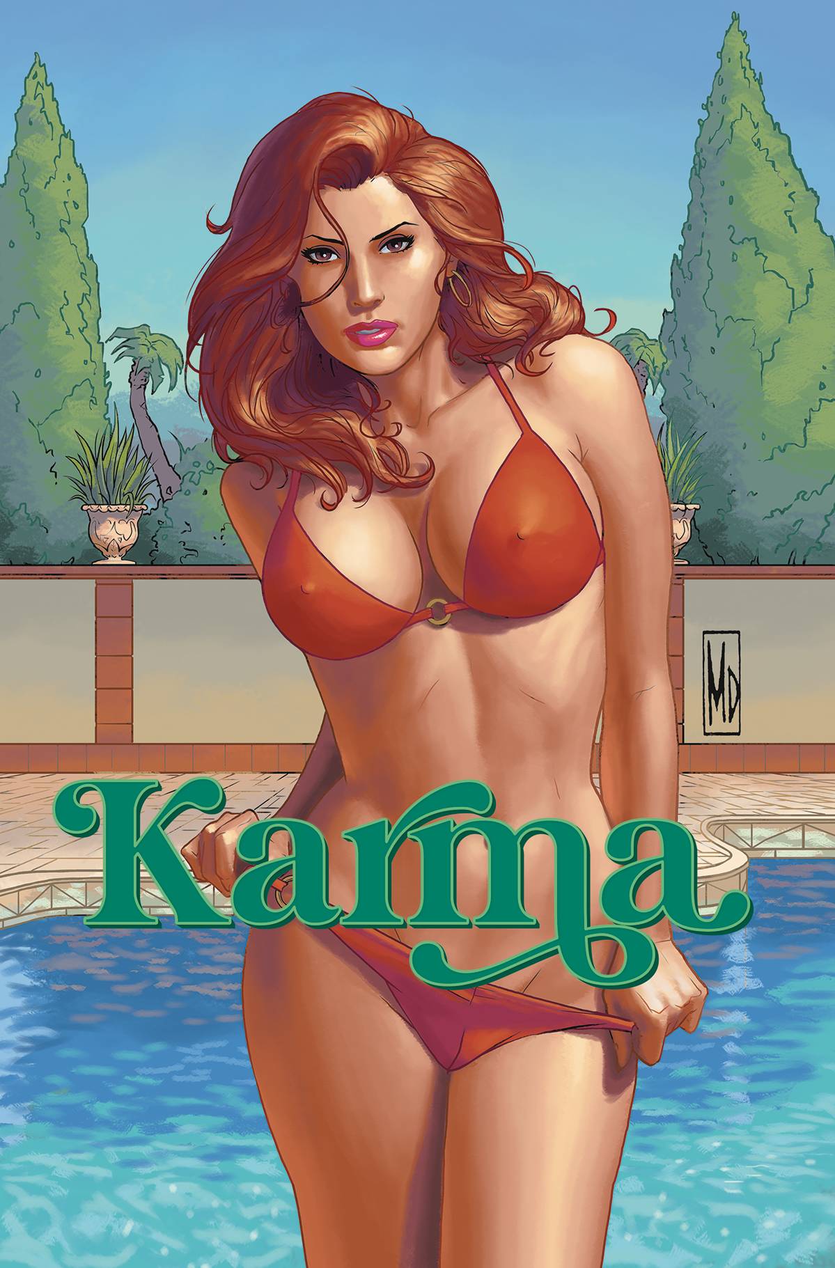 DYNAMITE Graphic Novel Karma Michael Dipascale Cvr ED HC (MR) 9781524122294 FEB230562