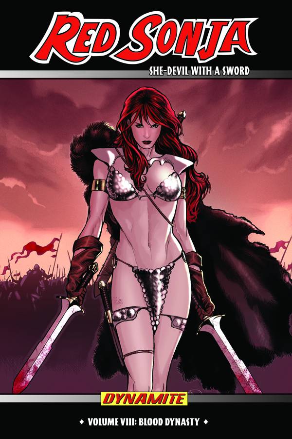 DYNAMITE Graphic Novel Red Sonja HC Vol 08 Blood Dynasty 9781606900628 FEB220530