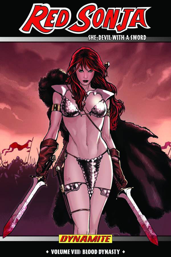 DYNAMITE Graphic Novel Red Sonja She Devil TP Vol 08 Blood Dynasty 9781606900635 FEB220537