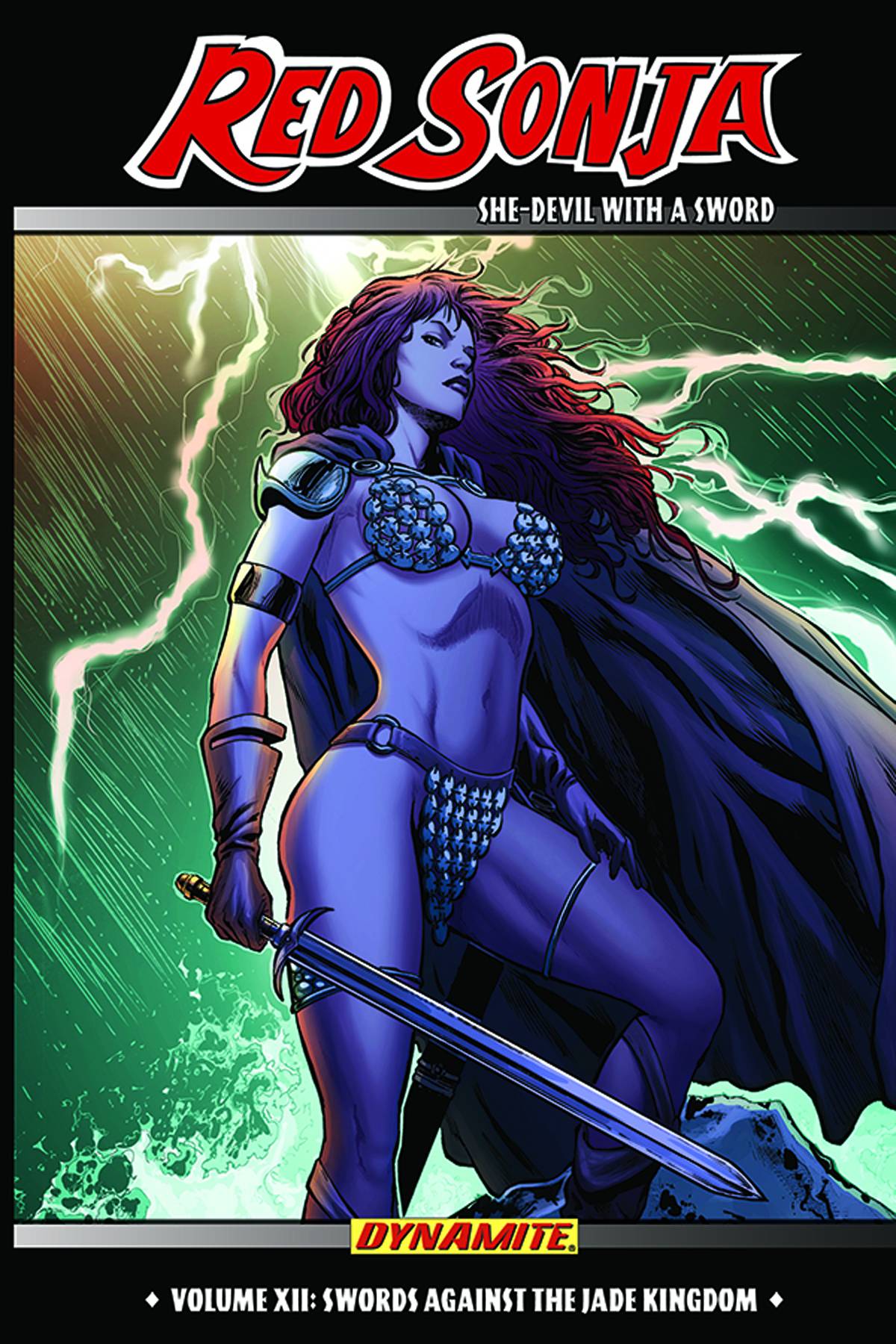 DYNAMITE Graphic Novel Red Sonja She Devil TP Vol 12 Swords Against Jade Kingdom 9781606904428 FEB220541