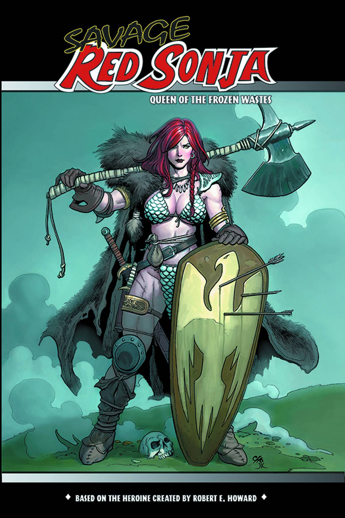 DYNAMITE Graphic Novel Savage Red Sonja Queen O/T Frozen Wastes TP Vol 01 Reg Cvr 9781933305387 FEB220555