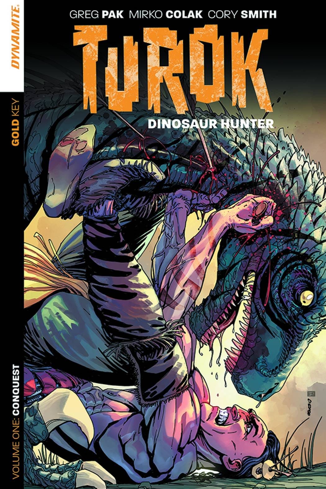 DYNAMITE Graphic Novel Turok Dinosaur Hunter TP Vol 01 Conquest 9781606905203 JUL141103