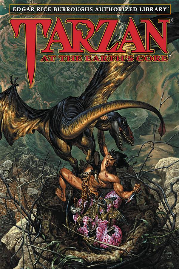 Edgar Rice Burroughs, Inc Books ERB AUTH LIB TARZAN HC VOL 13 TARZAN AT EARTHS CORE 9781951537128 DEC221311