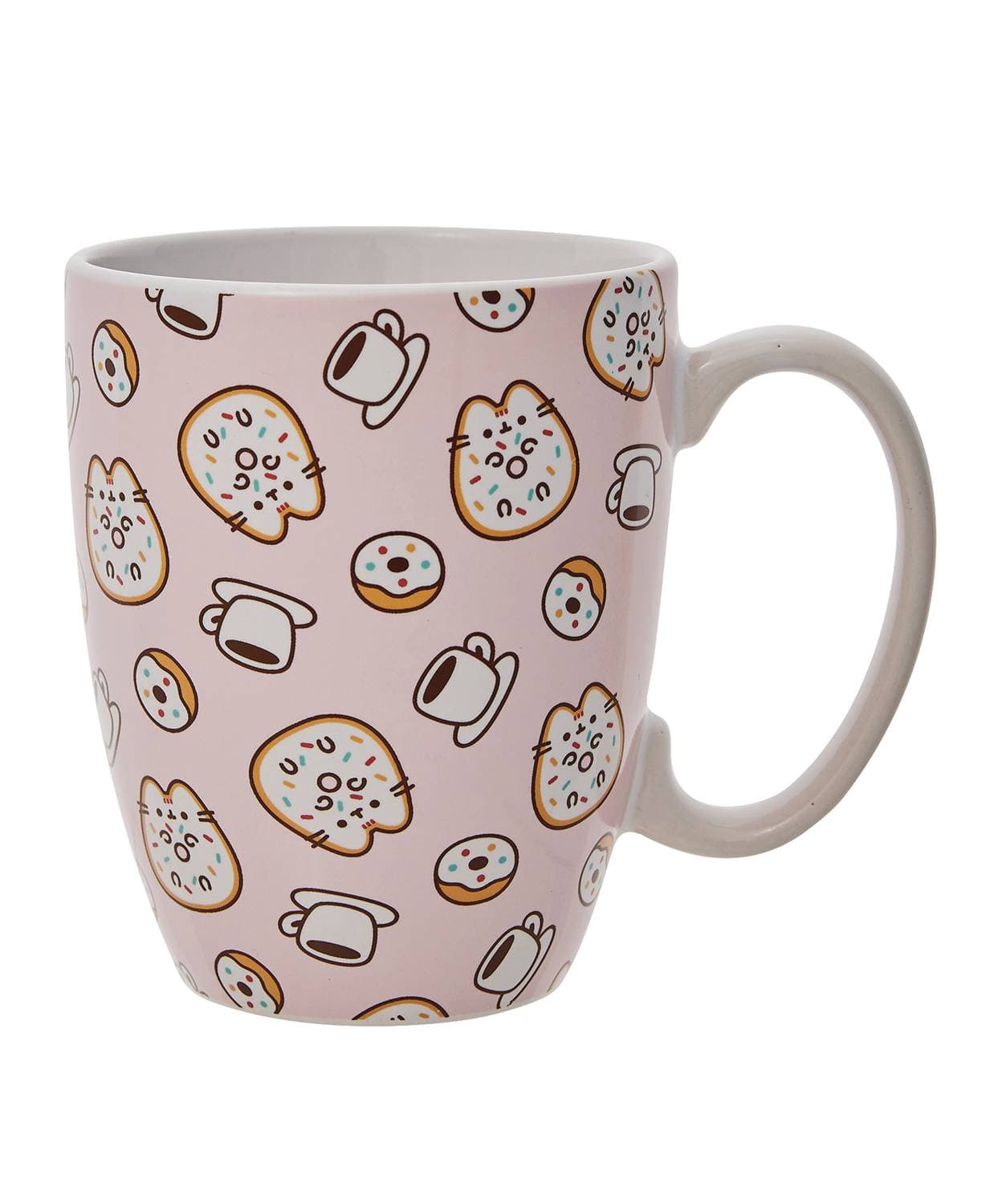 Enesco: Pusheen the Cat - Ceramic Mug 12 Oz., Donuts & Coffee