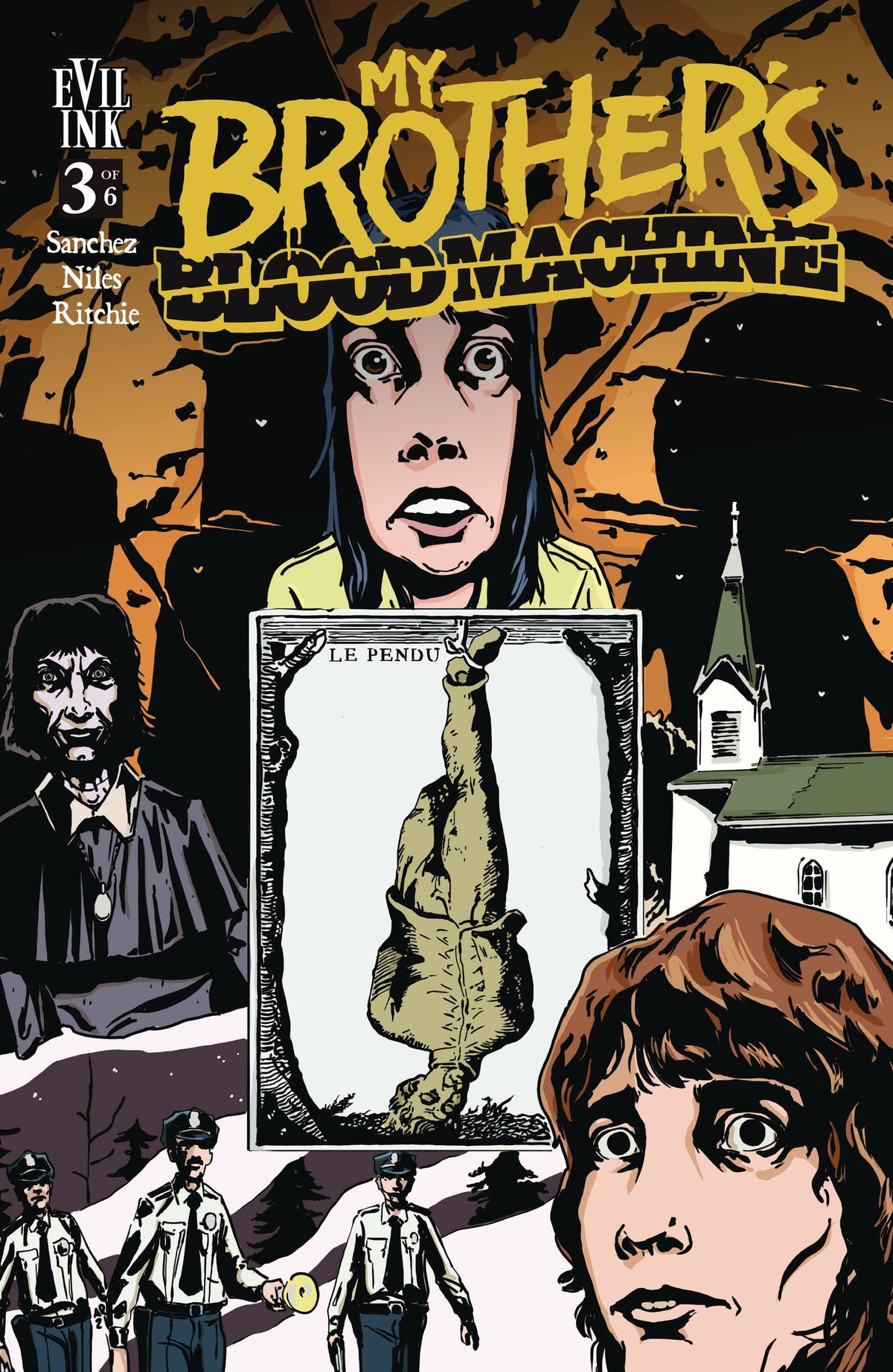 Evil Ink Llc Comic Books MY BROTHERS BLOOD MACHINE #3 (OF 6) (MR) 51497359706600311 DEC221319