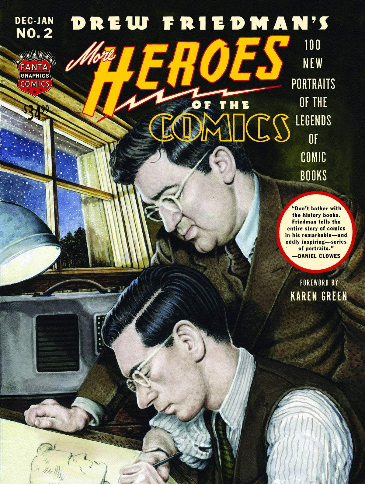 Fantagraphics Books Books MORE HEROES OF COMICS HC PORTRAITS PIONEERING LEGENDS 9781606999608 JUL221495