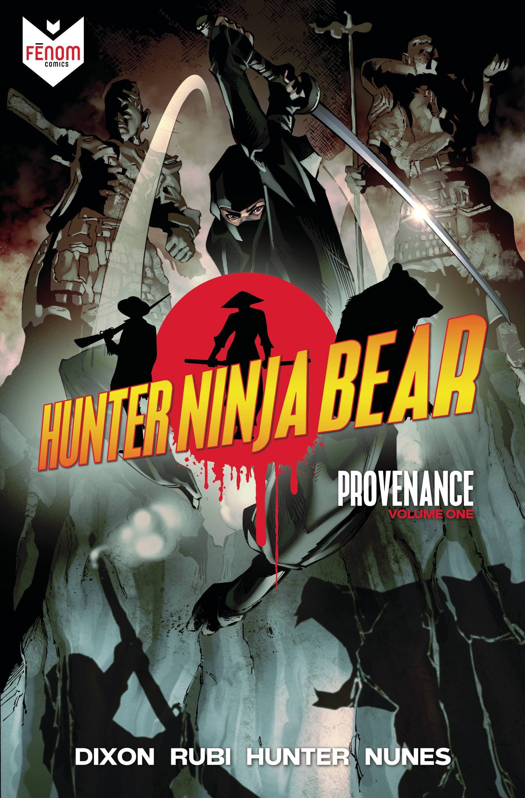 FENOM COMICS Graphic Novel Hunter Ninja Bear GN 9781737196228 SEP221616
