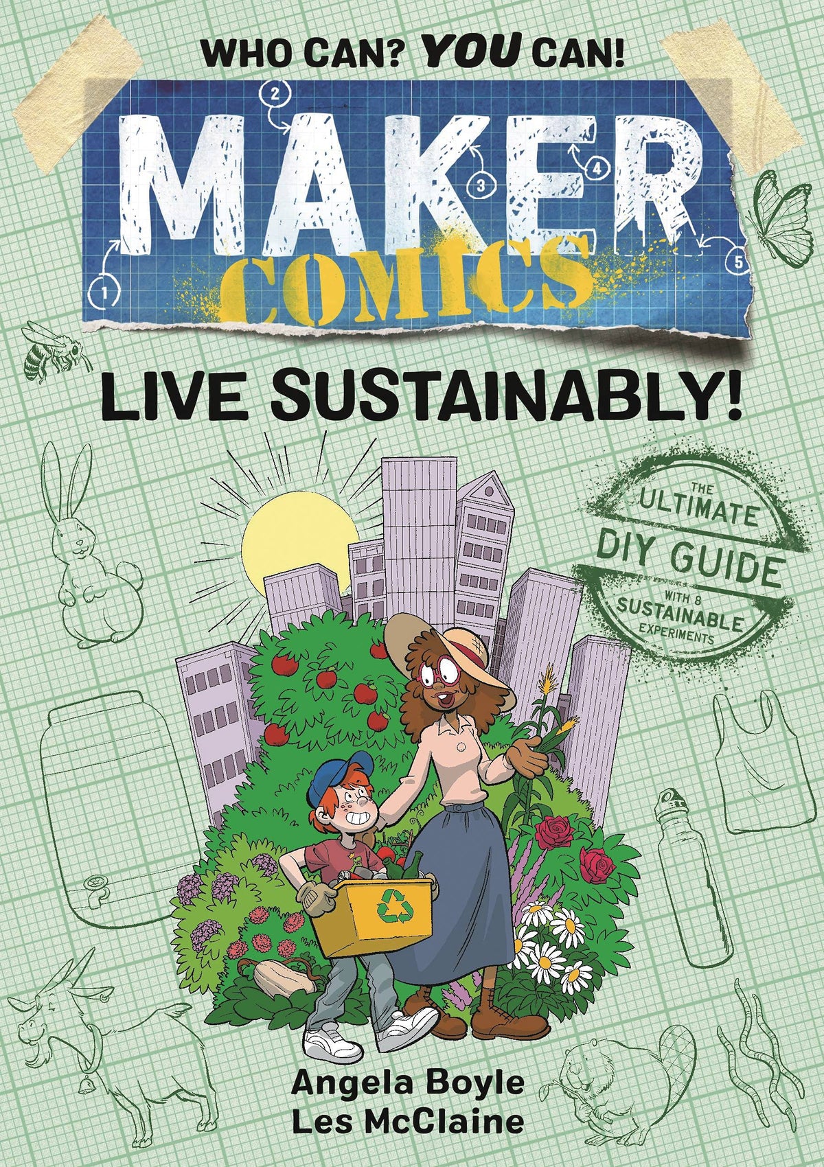 FIRST SECOND BOOKS Graphic Novel Maker Comics HC GN Live Sustainably 9781250620637 FEB221479