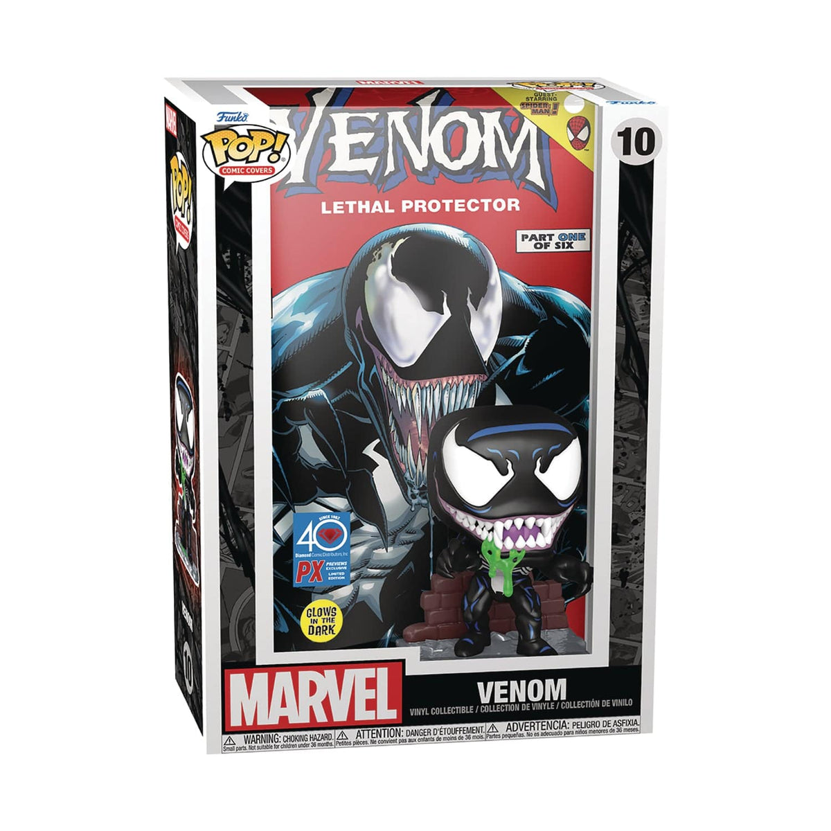 Funko Pop! Comic Covers: Marvel - Venom, Lethal Protector (PX, Glow-in-the-Dark) - Third Eye