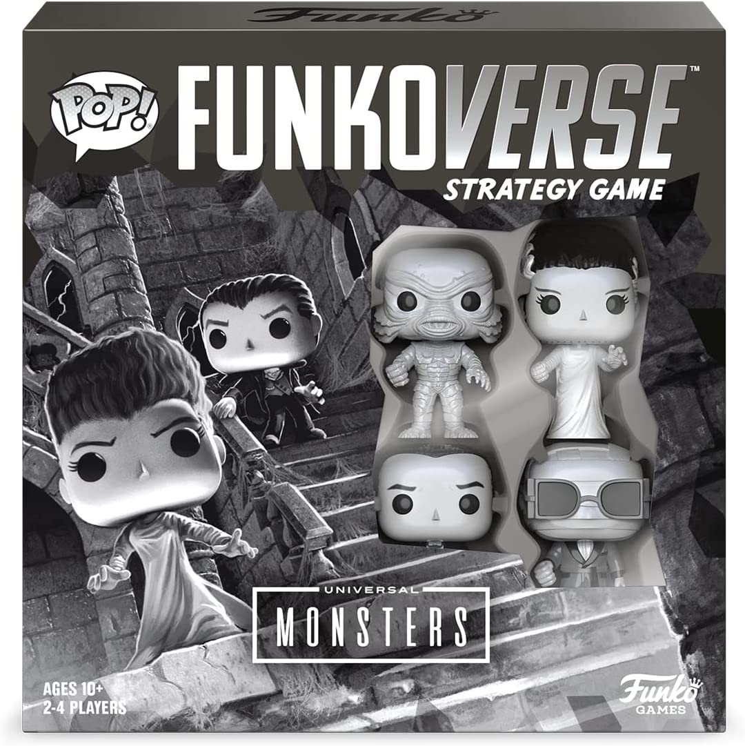 Funko Board Games > Large Box Games Funkoverse Universal Monsters Strategy Game 889698605298 60529