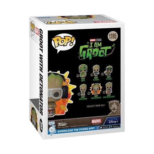 Funko Pop!: Marvel - Groot w/ detonator (I Am Groot)